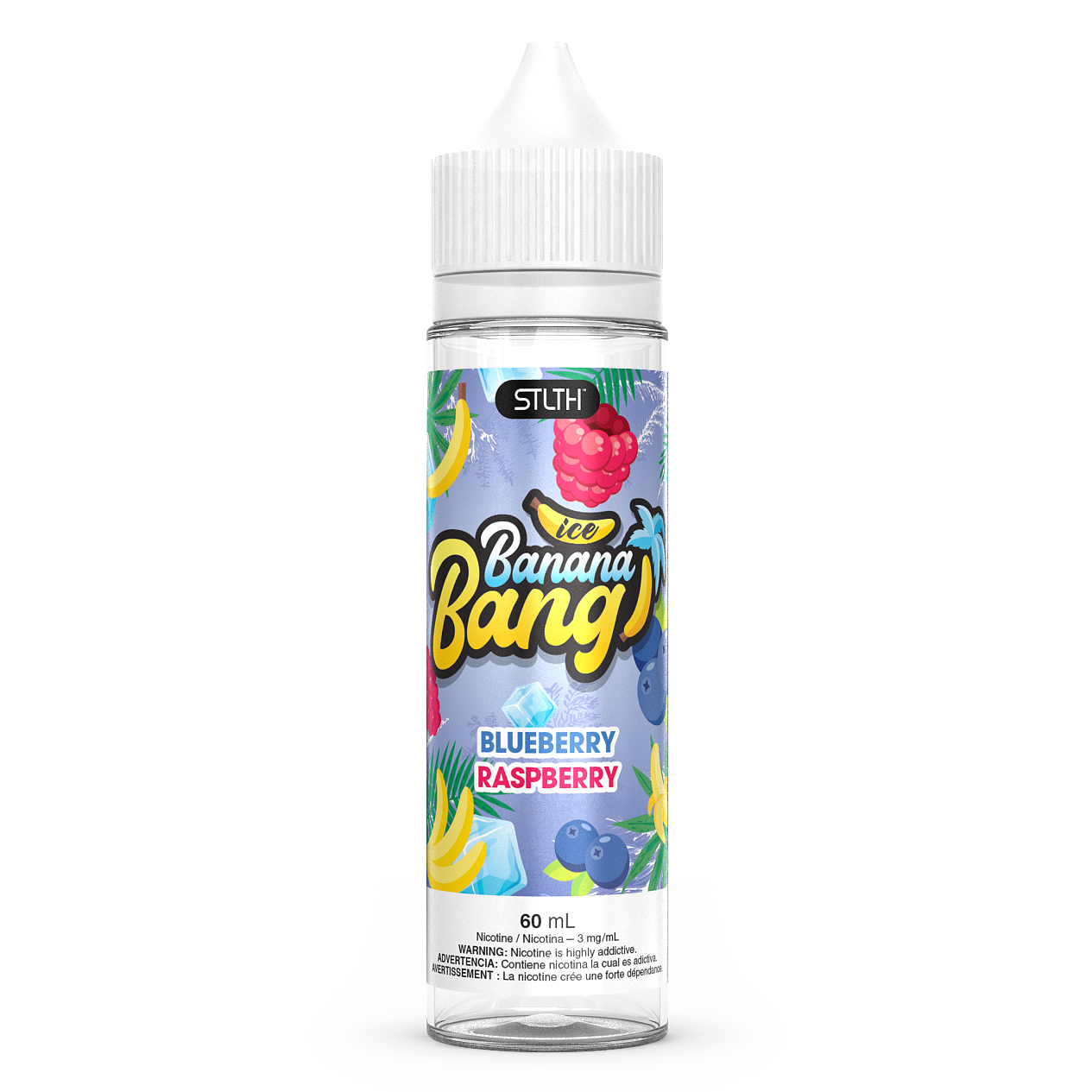 BLUEBERRY RASPBERRY BANANA BANG ICE BASE LIBRE STLTH VAPE Peru
