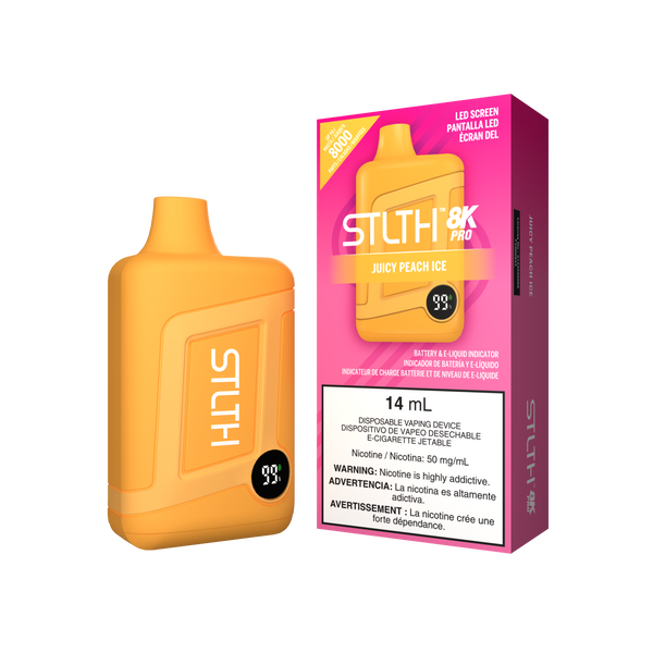 JUICY PEACH ICE - STLTH 8K PRO