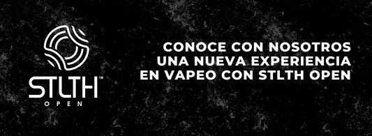 Conoce con nosotros una nueva experiencia en vapeo con STLTH OPEN