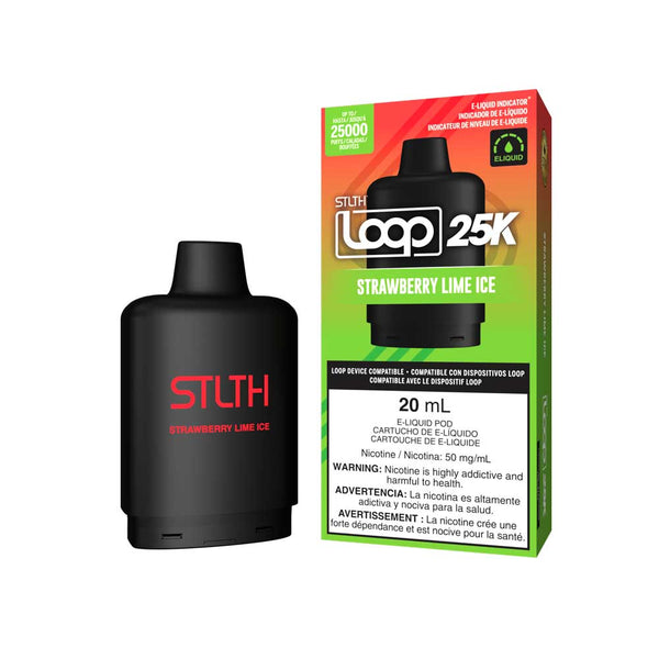 STLTH LOOP 25K Pod Pack - Strawberry Lime Ice