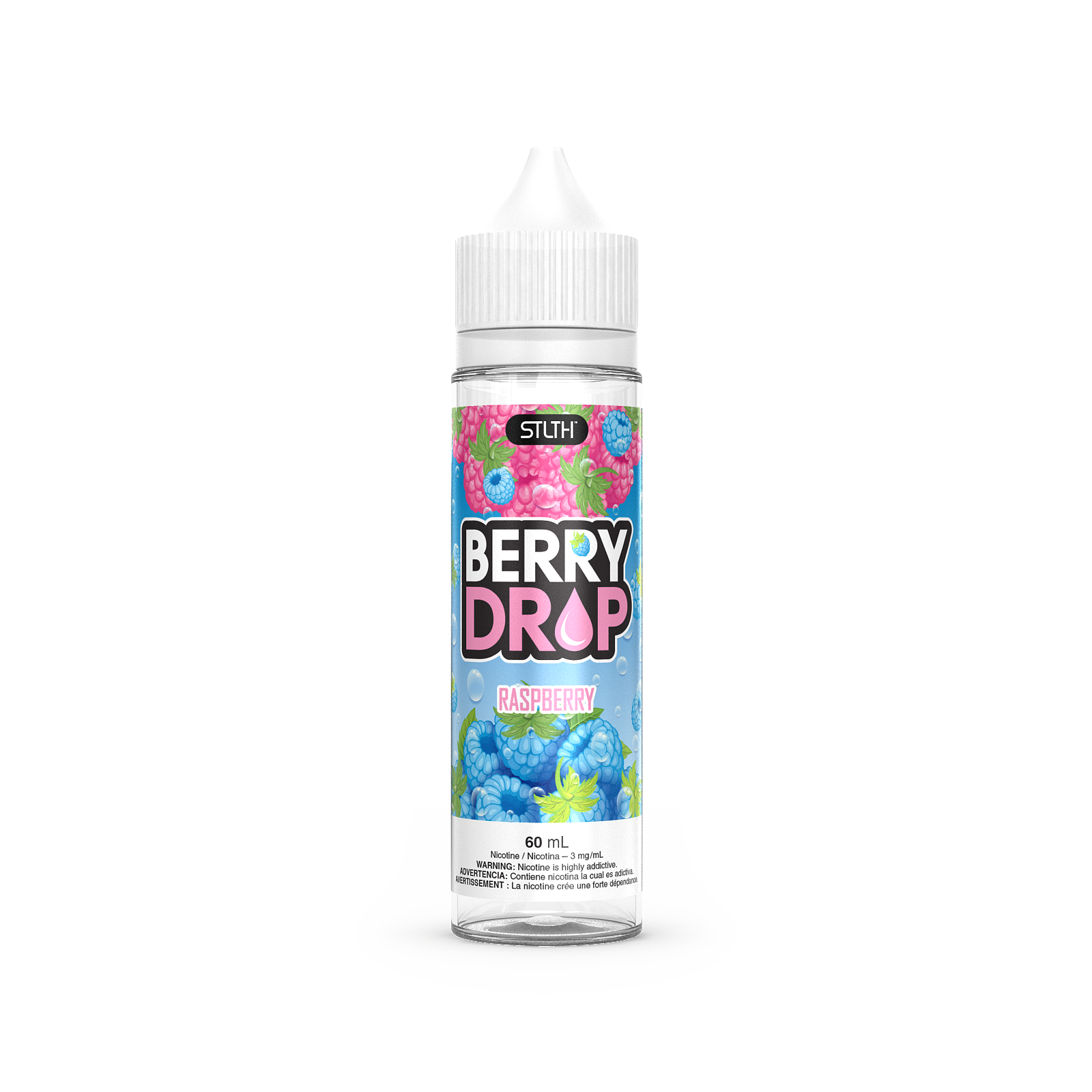 RASPBERRY BERRY DROP - BASE LIBRE – STLTH VAPE Peru